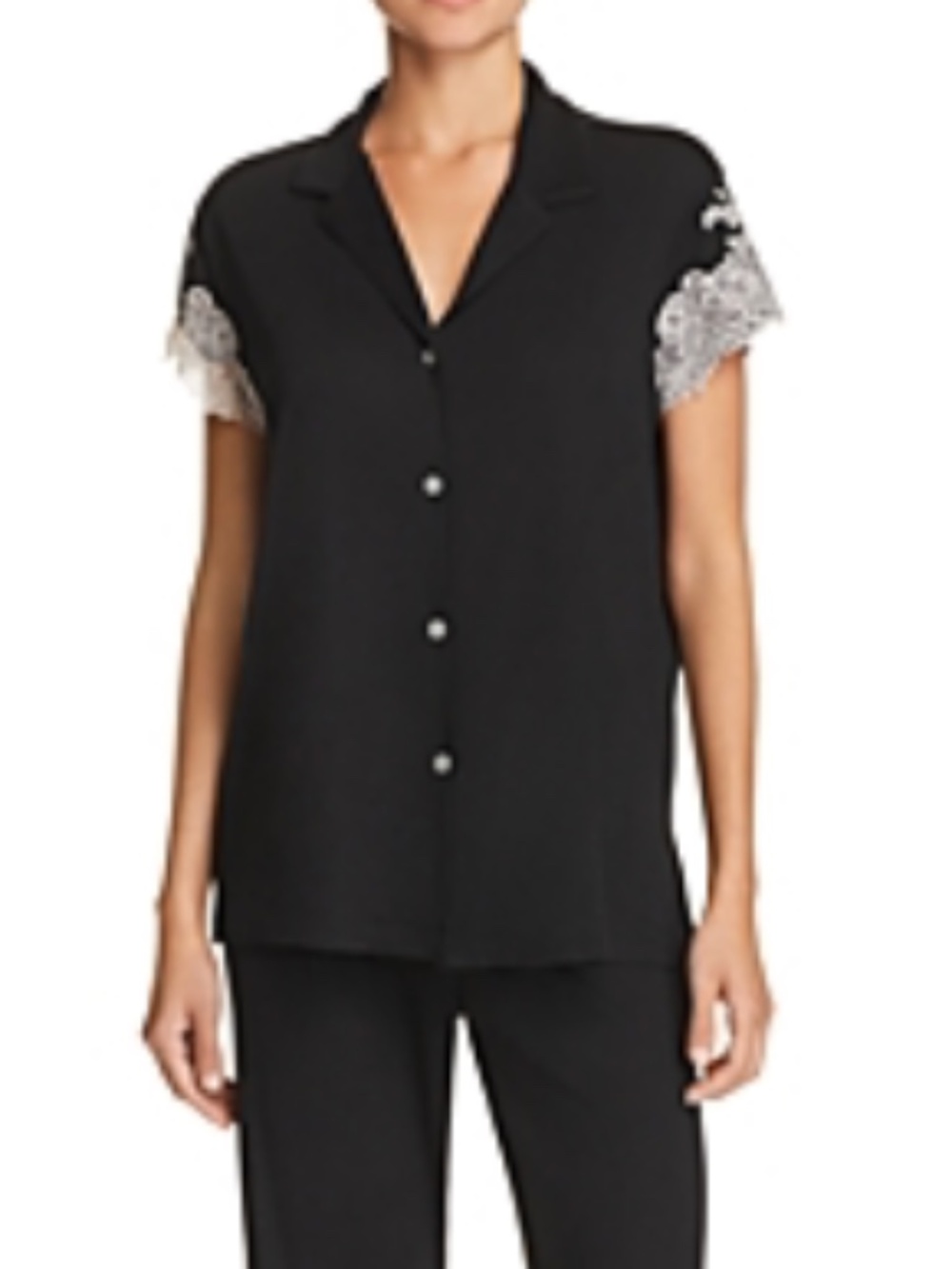 Natori Luxe Shangri-La Cropped Pj TOP